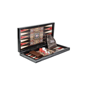 Wooden Mother of Pearl Design Backgammon Set 20 Inch