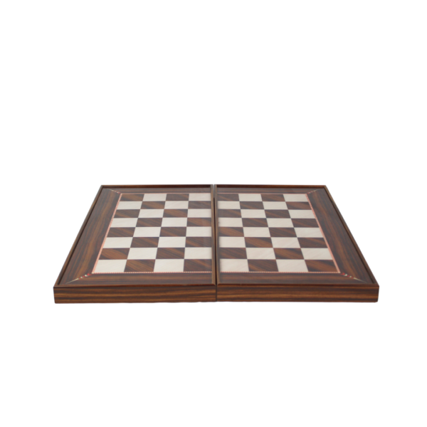 Wooden Walnut Design Backgammon Set 20 Inch - Image 3