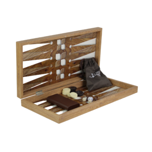 Wooden Geowood Design Backgammon Set 19 Inch