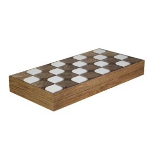 Wooden Geowood Design Backgammon Set 19 Inch