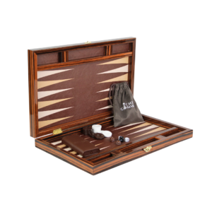 Leather Regal Backgammon Set 24 Inch
