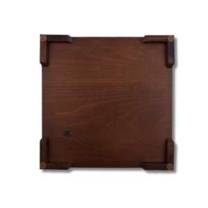 Helena Elevated Mother of Pearl Walnut Chess Board 17 Inch