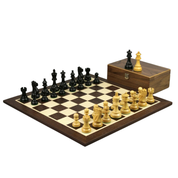Wenge Chess Set 21 Inch with Weighted Ebonised Classic Staunton Chess Pieces 3.75 Inch (Copy)
