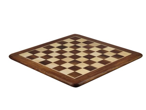 Sheesham Chess Set With Sheesham Flat Chess Board 20 Inch and Ebonised German Staunton Chess Pieces 3.75 Inch - Image 5