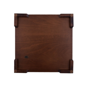 Helena Elevated Mother of Pearl Ebony Chess Board 20 Inch