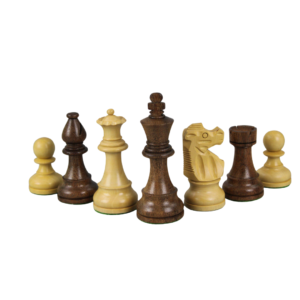 Helena Rural Walnut Chess & Backgammon Set With Sheesham French Staunton Chess Pieces 20 Inch