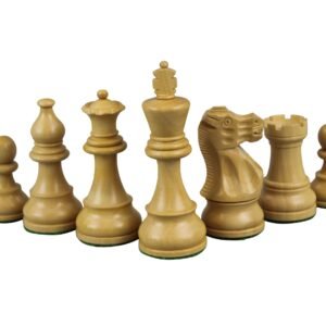Ebonised Atlantic Classic Staunton Chess Pieces 3 Inch