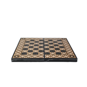 Wooden Royal Design Chess & Backgammon Set 20 Inch