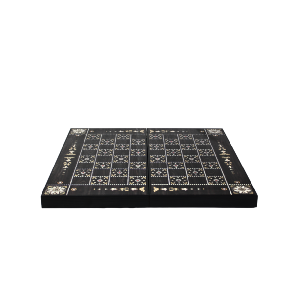 Wooden Pearl Design Chess & Backgammon Set 19 Inch - Image 4