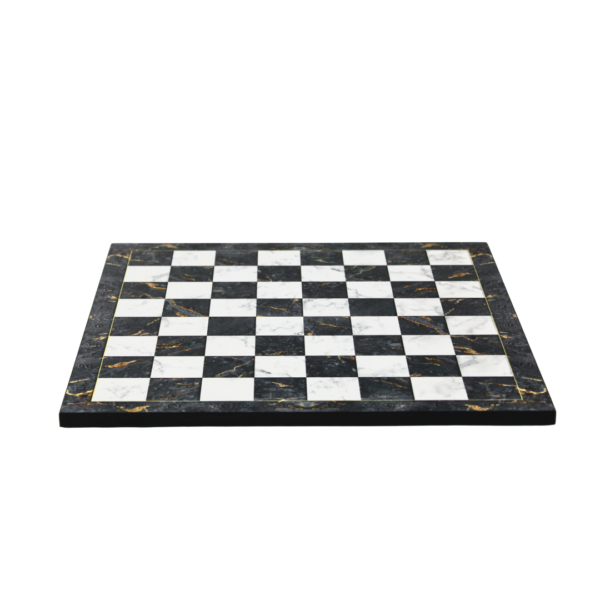 Gray Marble Design Chess Board 14 Inch