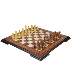 Rosewood Chess Set 20 Inch with Helena Chess Board and Weighted Sheesham Reykjavik Staunton Chess Pieces 3.75 Inch
