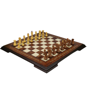 Rosewood Chess Set 20 Inch with Helena Chess Board and Weighted Sheesham Zagreb Staunton Chess Pieces 3.75 Inch