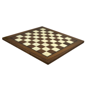 Walnut Chess Set 20 Inch With Helena Mother Of Pearl Flat Board and Weighted Sheesham King Bridal Staunton Chess Pieces 3.75 Inch