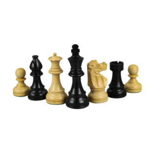 Helena Rural Walnut Chess & Backgammon Set With Ebonised French Staunton Chess Pieces 20 Inch