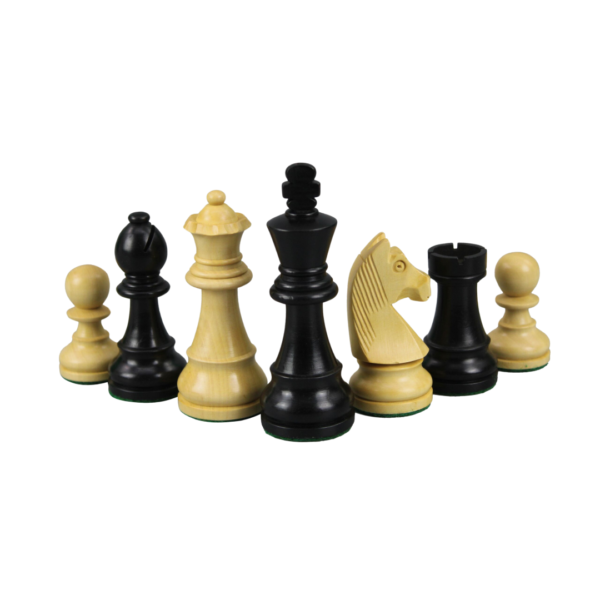 Helena Rural Walnut Chess & Backgammon Set With Ebonised German Staunton Chess Pieces 20 Inch - Image 3