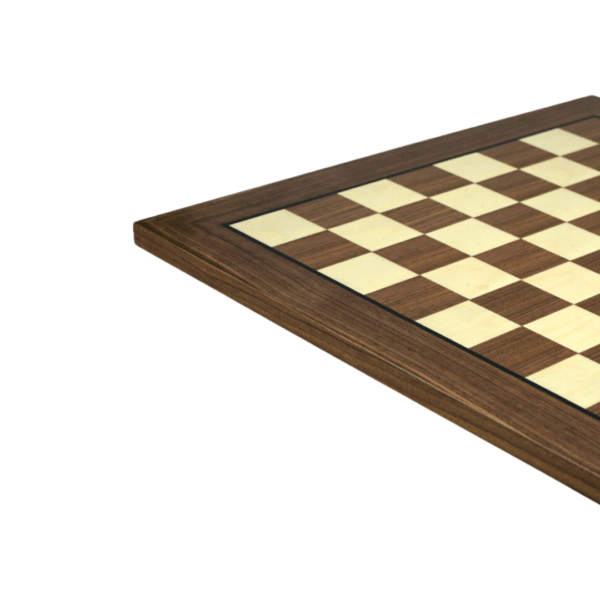 Isle of Lewis Chess set With II Ivory & Brown Resin Chess Pieces 3.5 Inch and Walnut Chess Board 20 Inch - Image 6