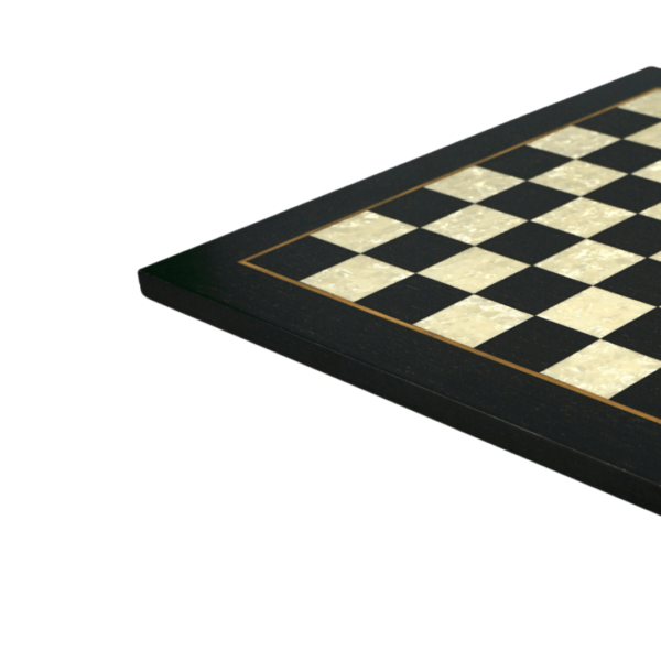 Isle of Lewis Chess Set With I Ivory & Brown Resin Chess Pieces 3.5 Inch and Charcoal Black Chess Board 20 Inch - Image 6