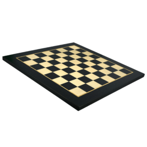 Helena Flat Ebony Chess Board 20 Inch