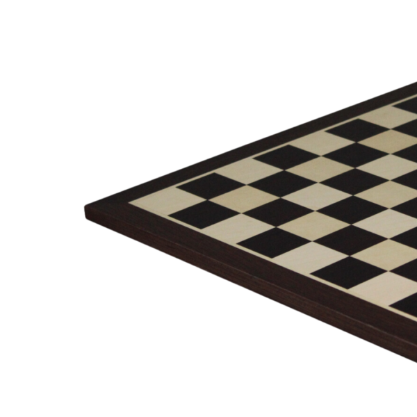 Wenge Chess Set 21 Inch With Wenge Chess Board and Weighted Ebonised Staunton Reykjavik Chess Pieces 3.75 Inch - Image 3