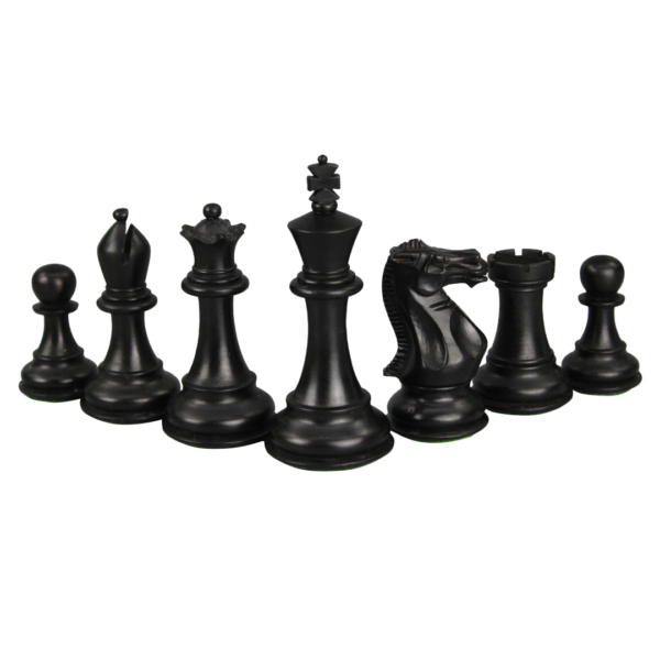 Mahogany Chess Set 21 Inch with Weighted Ebonised Morphy Series Professional Staunton Chess Pieces 3.75 Inch - Image 7