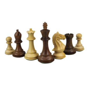 Queen’s Gambit Sheesham Fierce Knight Staunton Chess Pieces 3.75 Inch