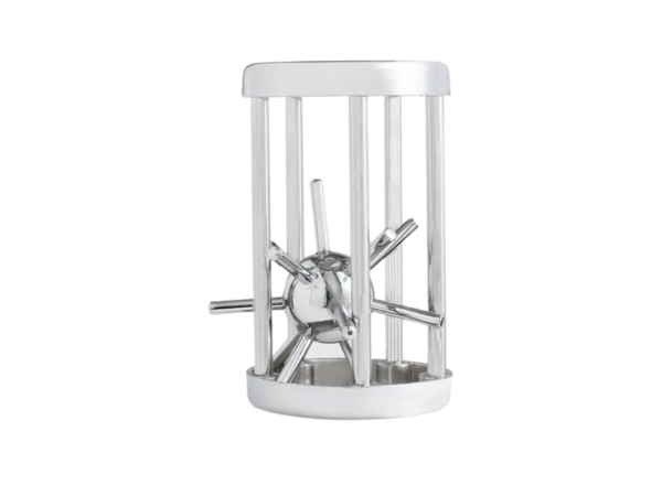 Metal Thorn In Cage Lock Magic Brain Teaser Puzzle