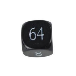 Replacement Backgammon Dice Set – Black Doubling Cube – Red & Green Dices
