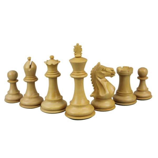 Tiger Ebony Chess Set 20 Inch with Weighted Ebonised Staunton Fierce Knight(Queens Gambit) Chess Pieces 3.75 Inch - Image 15