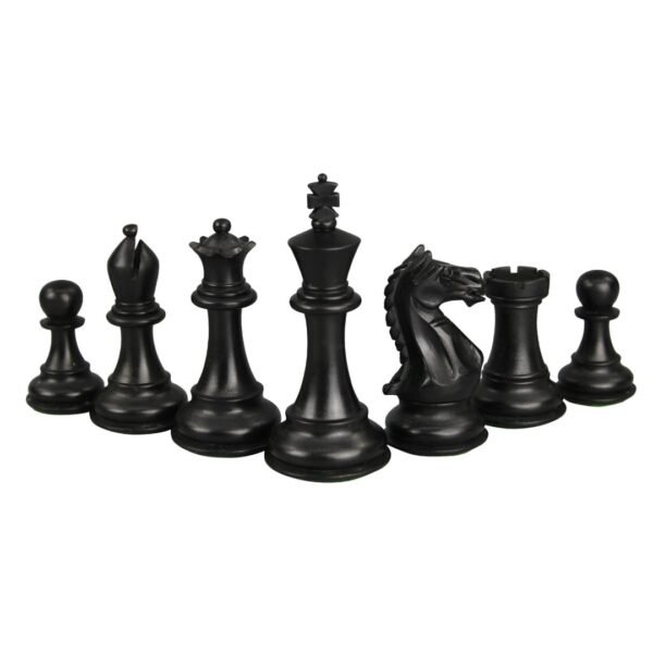 Tiger Ebony Chess Set 20 Inch with Weighted Ebonised Staunton Fierce Knight(Queens Gambit) Chess Pieces 3.75 Inch - Image 16
